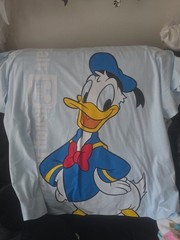 WDW Donald Duck Tshirt Men’s 2XL Light Blue Short Sleeve Graphic Tee NWT Disney