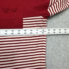 Alex Mill Shirt Small Red Stripe Preppy Style Everyday Casual Cotton Retro Tee