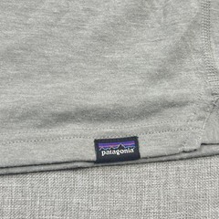 Patagonia Capilene Cool Trail T-Shirt Mens Large Gray Polyester Lightweight