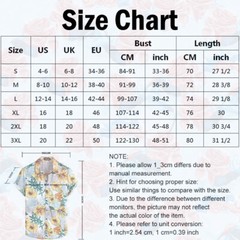 Hawaiian Shirts Men’s Aloha Summer Casual Beach Button-Down Cruise Holiday Party