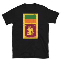 Sri Lanka Sri Jayawardenepura Kotte Distressed Flag Short-Sleeve Unisex T-Shirt