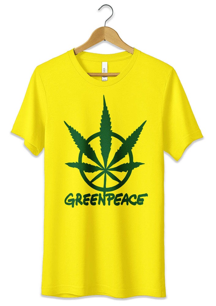 Greenpeace Tshirt Tshirt Ganja Style 100% Cotton Unisex S M L XL XXL