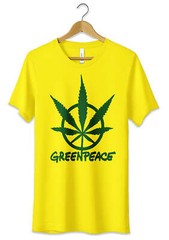 Greenpeace Tshirt Tshirt Ganja Style 100% Cotton Unisex S M L XL XXL