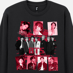 BTS T-Shirt KPOP Band Graphic Long Sleeve Tee BTS Tour Print Choice Adult Teen