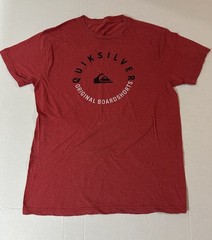 Quiksilver Men’s Original Boardshorts Graphic T-Shirt Red – Large