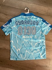 Pokemon Blue Polo Shirt Target Exclusive Gyarados Jersey Size Medium (M) NEW