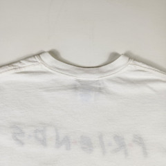 VTG NBC Experience Store Friends T-Shirt Embroidered Spellout Adult Medium White