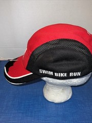 Escape Alcatraz Swim Triathlon Swim Bike Run StrapBack Hat Prison Lighthouse