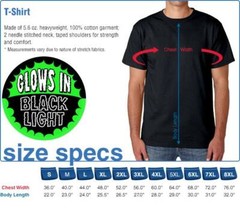 GRATEFUL DEAD-SPIRAL BEARS BLACKLIGHT-GLOW N BLKLT-SHIRT S-M-L-XL-2X,3X Garcia