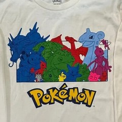 Pokemon Men’s Ivory Graphic Print Long Sleeve T-Shirt – NWT