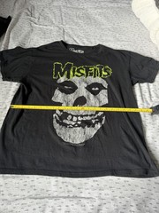 The Misfits Vintage T-shirt Men’s Tee XL Black Glenn Danzig Rockabilia Licensed