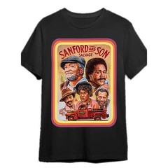 Sanford & Son Vintage Style Men’s T-shirt-100% Cotton, Short Sleeve