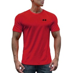 Men’s Quick Dry Running T-Shirt Breathable Mesh Gym Fitness Short Sleeve Sportsw
