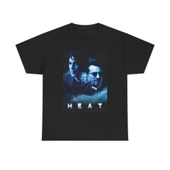 Heat Movie Graphic T Shirt Vintage Retro Poster 90s Unisex Heavy Cotton Tee
