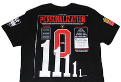 Private Label Space Shuttle Raised Emblems Short Sleeve Black T-Shirt Men’s Sz L