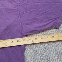 Vintage Levi Strauss Shirt Mens Medium Embroidered Logo Purple