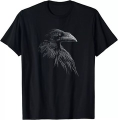 2025/NEW LIMITED Cool Black Raven Design Great Gift Idea Tee T-Shirt S-3XL