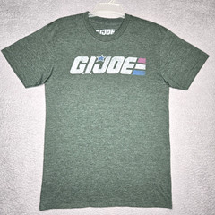 G.I. Joe Distressed Logo T-Shirt – Men’s Adult Medium – Dk Green – Made in USA
