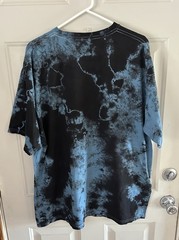 WU-TANG CLAN Tiger Style Blue Black Tie Dye Graphic T-Shirt 2021 Adult Size L/XL