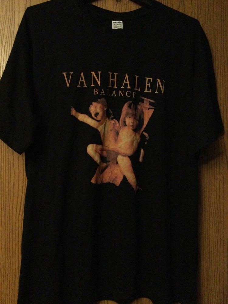 Van Halen – “Balance” – Black – 3XL – Front Graphics Different From LP Cover