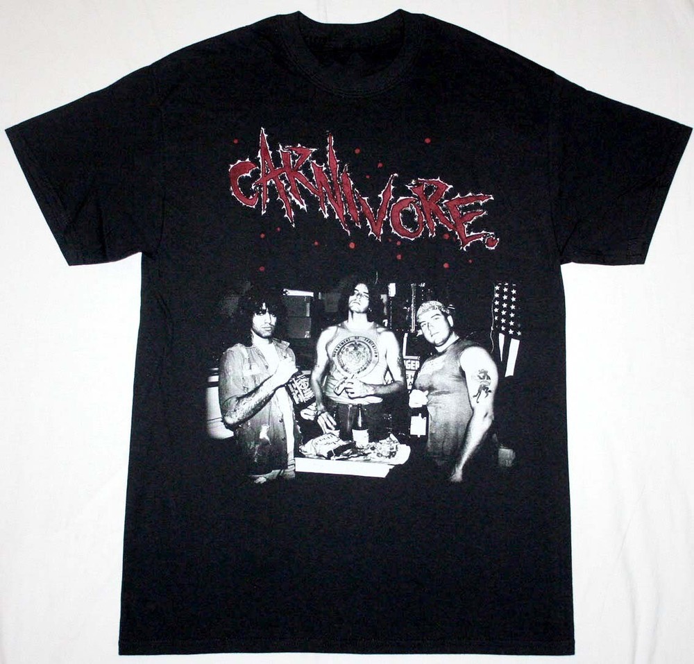Carnivore Band Black Color All Size T- Shirt BL891