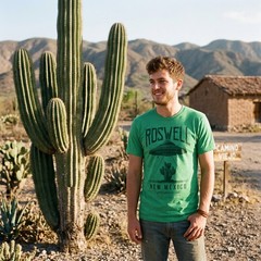 Mens Funny T Shirts Roswell New Mexico Sarcastic UFO Graphic Novelty Tee For Men