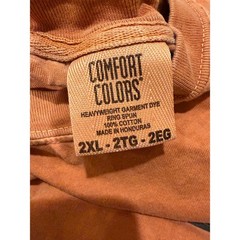 Comfort Colors Mickey Mouse Ghost Halloween T-Shirt Burnt Orange 2XL Cotton Tee