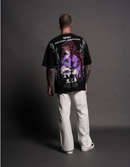 DARC SPORT Kokushibo Black Oversized T-Shirt SIZE LARGE