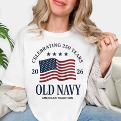 Old Navy 2026 American Tradition DTF Transfer, Celebrating 250 Years