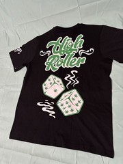 High Roller And Dice Graphic Print black T-shirt M