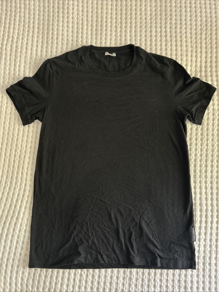 Dolce & Gabbana Men’s Black T-Shirt Underwear Design, EU-M/US-S