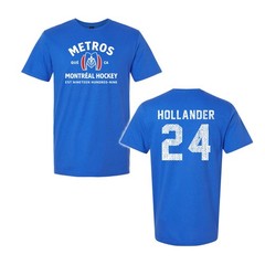 Montreal Metros – Hollander 24 Hockey Jersey – Heated Rivals Xs-6x T-shirt