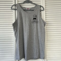 VTG Y2K Alstyle AAA Hawaiian Fire Warriors Tank Top Men’s L Alii Graphics Gray