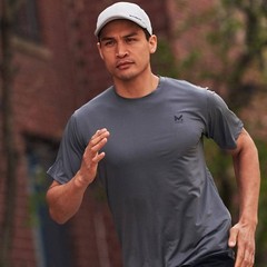 Mission Unisex Short Sleeve Performance Shirt Charcoal-Medium