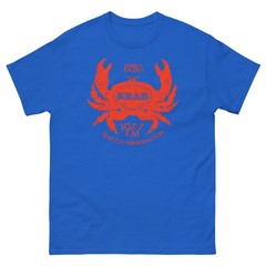 KRAB Radio Seattle 97.7 Royal Graphic T Tee Shirt Unisex classic tee