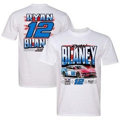 Ryan Blaney #12 Bodyarmour Flash IV Patriotic Car T Shirt NASCAR Tee