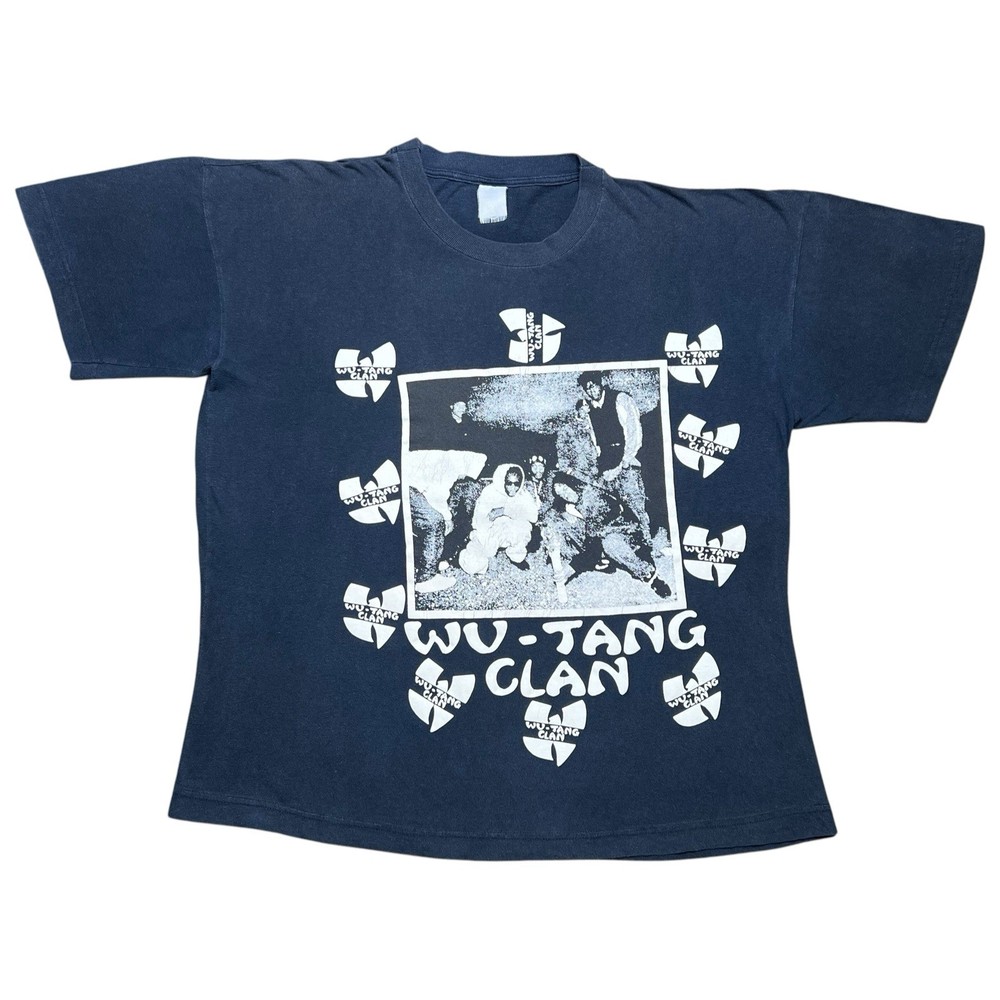 Vintage 1990s Wu Tang Clan 36 Chambers Of Death Promo Rap T-Shirt Sz L
