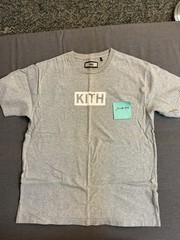 Kith classic box logo Shirt Size XL Used grey heather