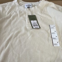 Goodfellow & Co Men’s Ivory XL Standard Fit Cotton Knit Long Sleeve Tee