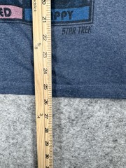 Star Trek Mens Blue The Many Moods of Spock T-Shirt Size M