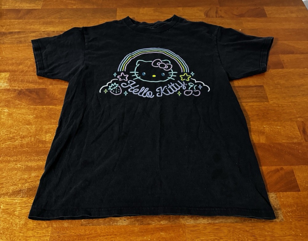 Sanrio Hello Kitty Official Merchandise T-Shirt Adult Men’s Medium Black