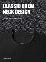 Red Chinese Character Graphic T-Shirt Asian Streetwear Casual Tee