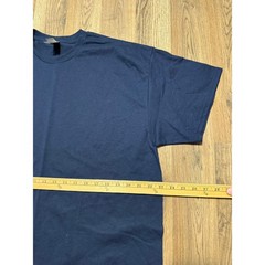 Gildan DryBlend Navy Blue T-Shirt Mens XL Short Sleeve Crew Neck Solid Tee