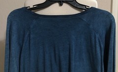 NWT MEN CREMIEUX ( XXL) LONG SLEEVE NOTCH NECK COTTTON TITAN BLUE DENIM SHIRT