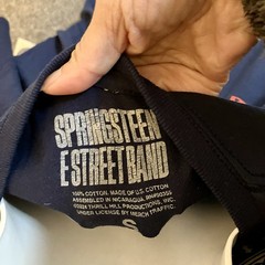 Springsteen E Street Band T Shirt Mens Small Blue 2024 Tour Concert Graphic Tee