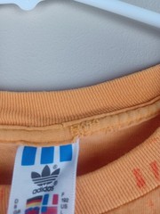 Vintage Adidas All Over Print Trefoil Logo T-shirt Mens Large AOP Colorful Beach