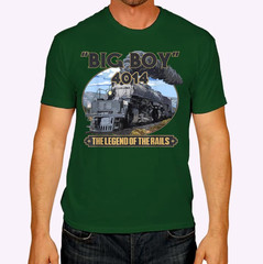 Big Boy 4014 Vintage Steam Locomotive Railroad Train Engine T-Shirt
