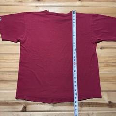 Vintage 90s Champion Script Embroidered Logo Single Stich T-Shirt USA Made Large