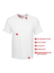 Hanes® Ultimate® Men’s 4-Pack X-Temp BREATHABLE Mesh V-neck Tee “TAGLESS® “