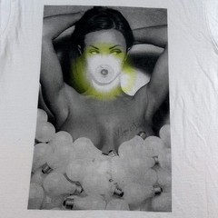 Rogue State Graphic Tee 100% Cotton Small White Photo Print Edgy Streetwear